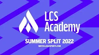 CLGA vs C9A | Week 4 Game 2 | 2022 LCS Academy Summer Split | CLG Academy vs. Cloud9 Academy