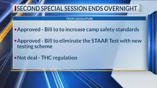Texas legislature ends second special session overnight