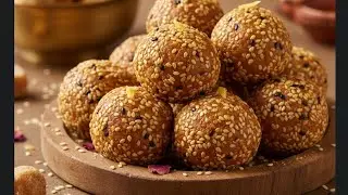 मकर संक्रांति🪁 स्पेशल हलवाई जैसे नरम तिल गुड के लड्डू सिर्फ़ 10 मिनट में||@haryanakijaatni0512 