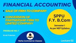 Sale of Firm to Company / Conversion of Partnership Firm into Limited Company (Problem No.1)