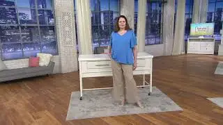 H by Halston Linen Blend Pull-On Full-Length Wide-Leg Pants on QVC
