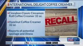 International Delight coffee creamer shipped to 31 states is recalled