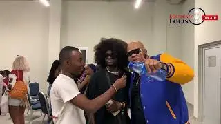 Dj Roger ak Blanchard f&egrave; yon b&egrave;l show nan concert tou9 roody Roodboy lan.