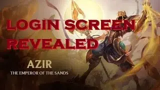 Azir login screen revealed!