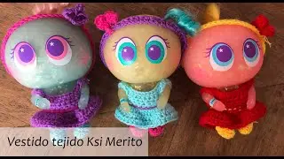 Vestido Tejido a Crochet KSI Merito Glito Neonato