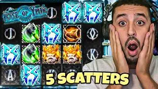 INCROYABLE BONUS 5 SCATTERS SUR RISE OF YMIR ! + SWEET BONANZA SUPER SCATTER &Agrave; 20&euro; 😱 (10,000&euro;)