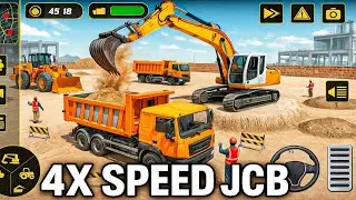 JCB Truck Simulator Gameplay – Heavy Machine Driving Realistic gameplay