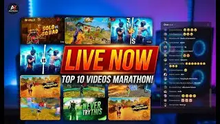 MY FIRST 10 VIDEOS, 1 STREAM! 🔥 Solo vs Squad, Sniping, & 1v1s (Free Fire 2026 Live)