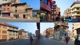 Madhyapur Thimi - Old Road BHAKTAPUR [4K🇳🇵]  Virtual Walking Tour Nov 2022