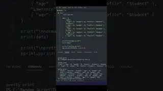 Pretty Print Any Python Object Using pprint Module
