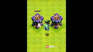 Baby Dragon vs Archer tower 😱 clash of clans #shorts #clashofclans #coc