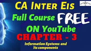 CA Inter EIS Chapter-3,Information sysmtem & Its Components, Class-01