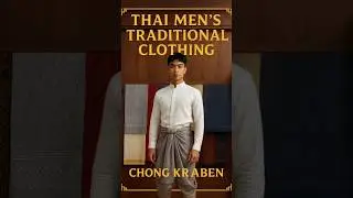 Thai Men&rsquo;s Traditional Clothing | Chong Kraben 🇹🇭✨ #shorts