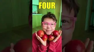 🧮 Learning to Count 1234... 🐣 Easy and Fun! 🍎➕🍎❓Let's Count Together! #learning #kidsvideo