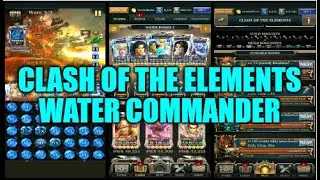 Legendary Game Of Heroes: Clash Of The Elements Event Gameplay/Team Testing (Water Commander)