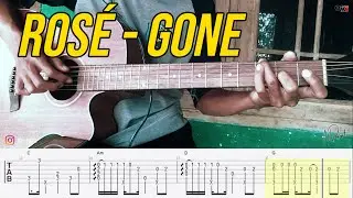 (ROS&Eacute;) GONE -  Fingerstyle Guitar Cover + TAB