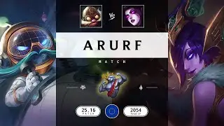 ARURF Match: Super Corki vs Super Morgana - EUW server Patch 25.16