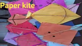 Paper Kite Making 🪁 | Easy Method, How to Make a Paper Kite at Home, Simple Paper Kite Making, how