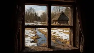 Relaxing Ambient Music for Focus & Calm 🌿 Peaceful Village Atmosphere, Nature Sounds &  Relaxation