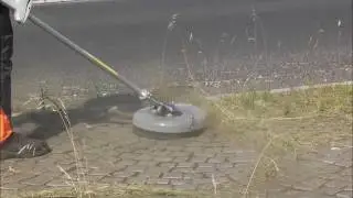 Weedgo! by Weber Buerstensystme for weed removal with garden trimmer