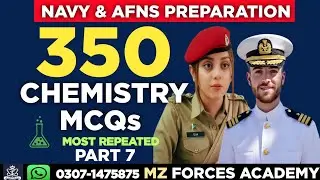 Chemistry Most Important MCQs Part 7 | Army Navy AFNS Test Preparation 2025