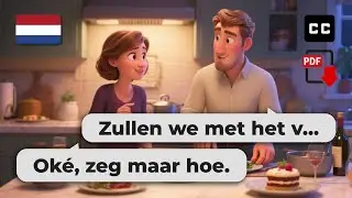 Learn Dutch Easily &ndash; 🍽️ Cooking Dinner Together | Beginner Level