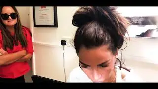 Katie Price At Real Tattoo & Piercing Studio