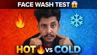 Hot 🔥 vs Cold ❄️ Face Wash |  Which Is Better for Skin? Hot or Cold Water ? #skincare #tamil #vlog 