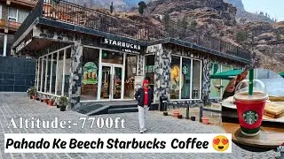 Highest Altitude Starbucks😍| Palchan Manali⛰️| First Time In Starbucks💕✨