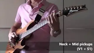 Ibanez RG670 Genesis - Mahogany vs Ash body - clean & more lead tone
