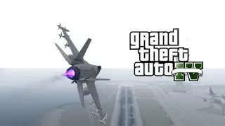 Grand Theft Auto IV [V Style] - Fighter Jet P-996 |HD|
