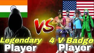 Nonstop Gaming Carry legendary player from India to 1 vs 4 , 4 V Badge North American influencer BUT
