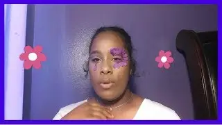Glammasters Floral inspired Makeup look