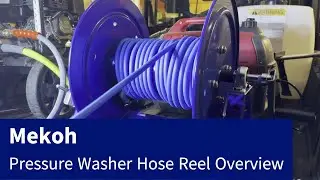 Check Out This MEKOH Heavy Duty Pressure Washer Hose Reel!