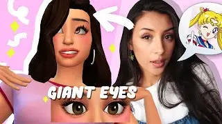 I gave myself an Anime Makeover in The Sims 4