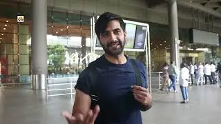 Akshay Oberoi Spotted at International Airport Mumbai Coming to Promote Horror Movie Judaa Hoke Bhi