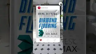Learn how to make diamond pattern #design #3d #3dsmax #tips #render #design #interiordesign