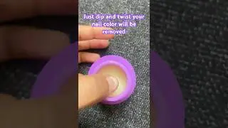 Dip and twist nail polish remover for lazy people | Swiss beauty #shortsvideo #youtubeshorts #shorts