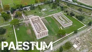 Exploring the Ancient Greek Ruins of Paestum - A Drone Tour