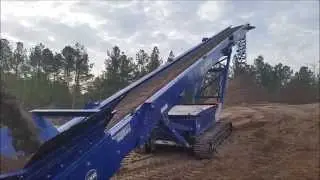 EDGE TS65 Track Stacking Conveyor - Stockpiling Asphalt Sand