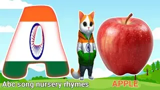A for apple | अ से अनार | abcd | Abc phonics song nursery rhymes