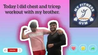 Gym workout tushar bhai ka sath ❤️👍🏻 #subscribe #vlog #viral #gym 