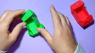 Оригами КОРОБОЧКА | Мини - ПОДАРОЧНАЯ КОРОБКА | Origami box (Designed by SWEET PAPER) #diy #оригами 