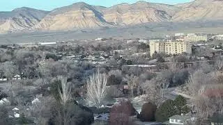 Sunset along the Bookcliffs in Grand Junction, Colorado