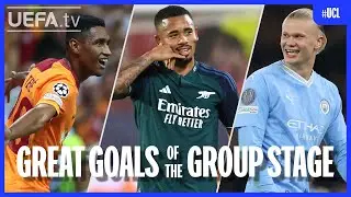 #UCL Great Goals of the Group Stage | Tet&ecirc;, Gabriel Jesus, Haaland...