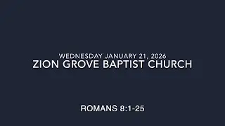 1/21/2026 Romans 8:1-25