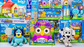 Bluey Toy Collection Unboxing Review💜 Chattermax Figure Carrying Case & Bluey SlimyGloop Mix'ems Set