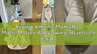 Review 4moms MamaRoo Multi-Motion Baby Swing, Bluetooth Enabled with 5 Unique Motions, Grey