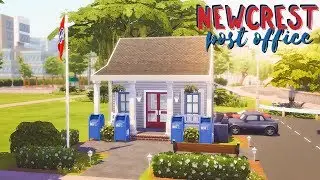 Newcrest Post Office 📮📬 // Sims 4 Speed Build