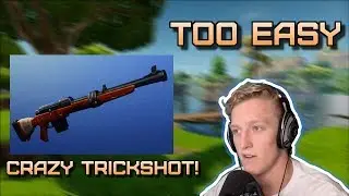 TFUE HITS CRAZY HUNTING RIFLE TRICKSHOT! EPIC!